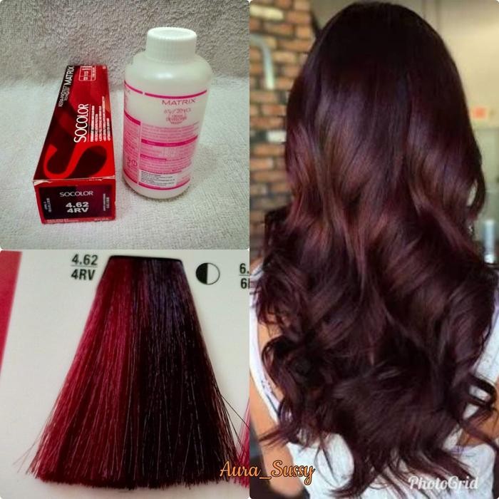 BelanjaDaily- Matrix So Color Violet Dark Blonde Cat Rambut + Oxidant