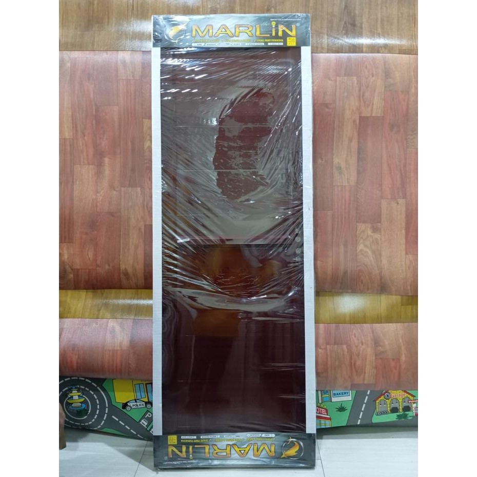 (Promo) PLATINUM ALUMIX PINTU ALUMUNIUM FULL PANEL 70X200CM COKLAT/KAMAR MANDI Terlaris Termurah