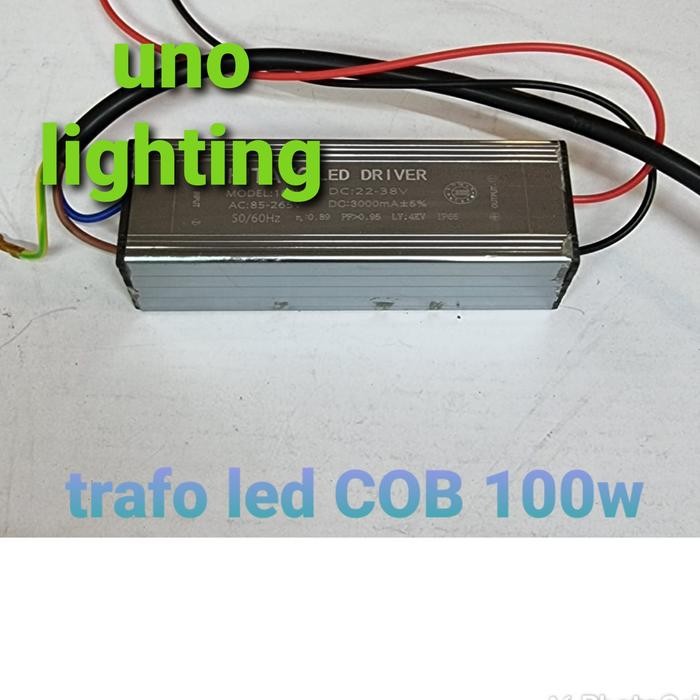 trafo pju dan sorot COB led 100watt 100w driver led 100 watt