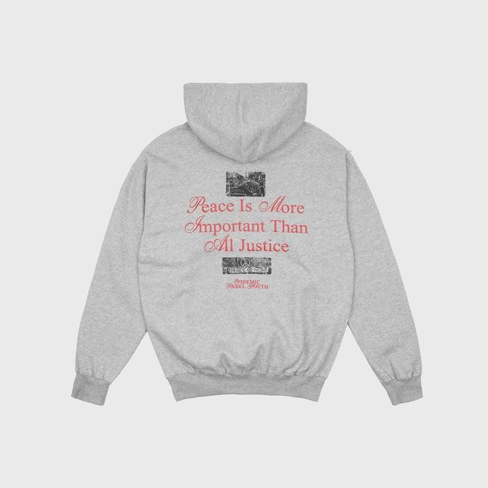 Sale Epidemic Pullover Hoodie 330 Gsm Peace Now Misty