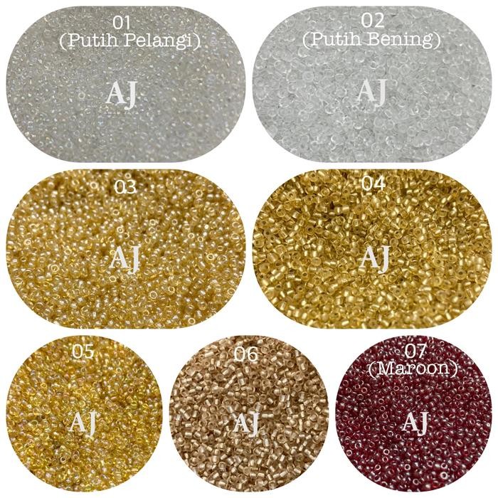 zefs- Manik Mote Payet Pasir 11/O Agb 500 Gram Warna Warni