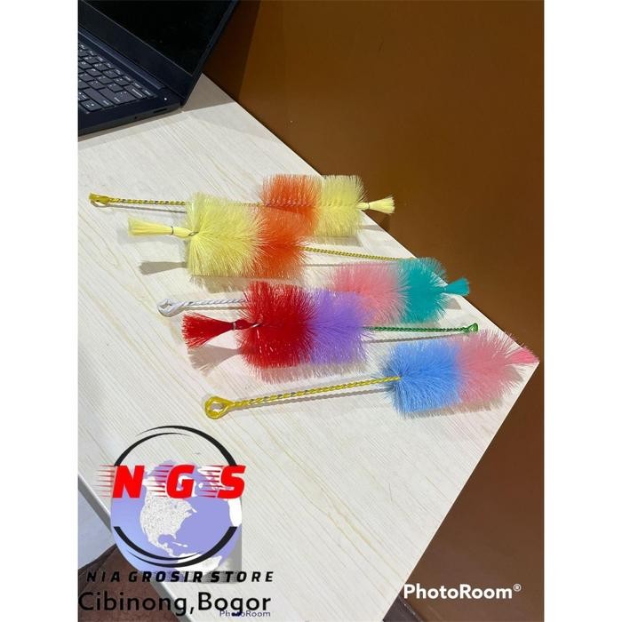 sikat pembersih botol / sikat botol minum panjang / sikat botol bayi / sikat botol