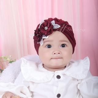 HOT PROMO Turban Anak Bayi Perempuan Kayla dfGallery Bunga Permata Cantik