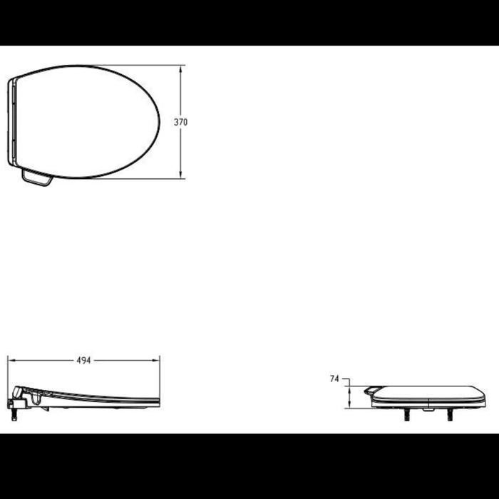 Murah Tutup Closet American Standard Smart Washer Manual Bidet /Tutup Closet Terlariss 