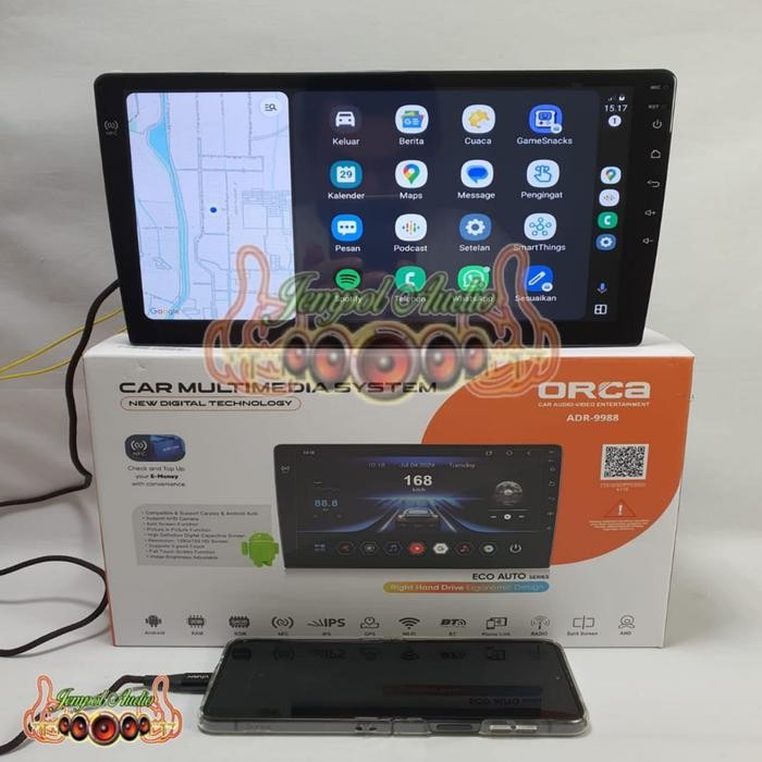 Head Unit Android ORCA 10 Inch ADR-9988 ECO Series