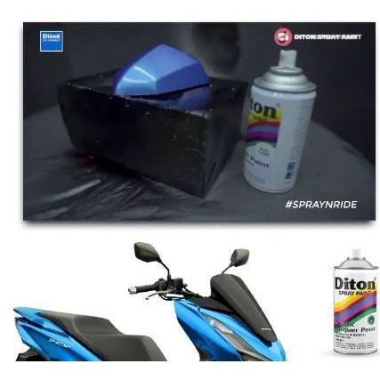 LncrMrt- Pilox Diton Honda Blue 803 Biru Candy Candytone Transparan Cat Pilok Motor 300Ml Warna