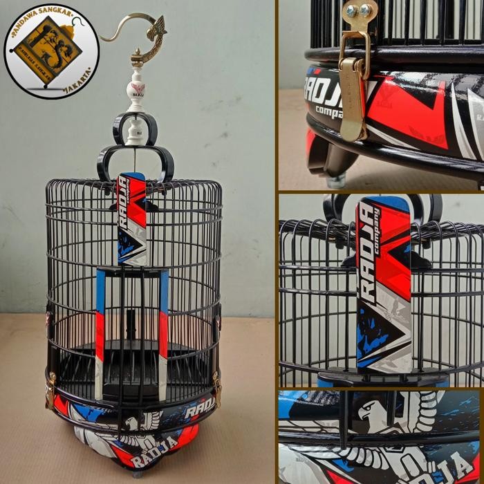 TERMURAH SANGKAR/KANDANG ANIS RADJA DECAL MERAH READY STOCK