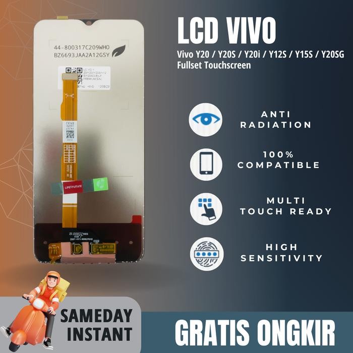 Lcd Vivo Y20 / Vivo Y20I / Vivo Y20S / Vivo Y12S Fullset Touchscreen Berkualitas