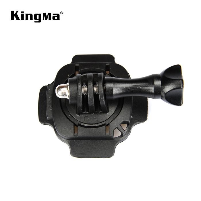 27vr- Kingma Helm / Helmet 360 Lock Mount With 3M Sticker For Action Camera