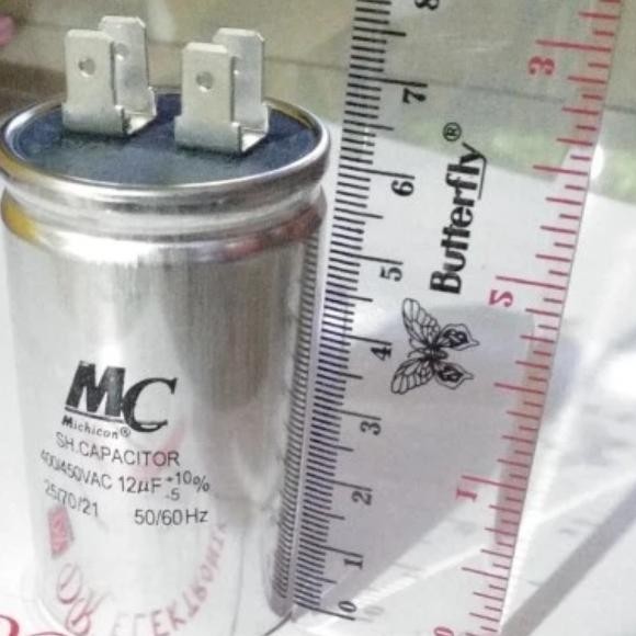 12uf 400V 450 VAC MC 12 uF Kapasitor Running Capasitor