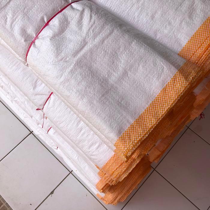 Karung Bagor Karung Roll Packing Karung Meteran Panjang 120 Cm X 80 Meter Bahan Plastik Putih Cocok
