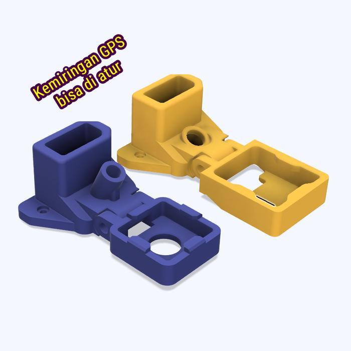 REPTILE CLOUD V2 MOUNTING XT60 ANTENNA VTX & ADJUSTABLE GPS MOUNT 3D PRINT TPU FREE BUBBLEWRAP