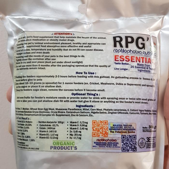 Gutload Leopard Gecko RPG Essential Pakan Jangkrik