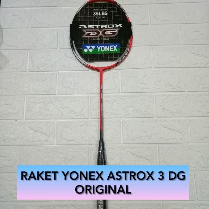 Raket Badminton YONEX ASTROX 3DG 3 DG +senar YONEX BG66 original