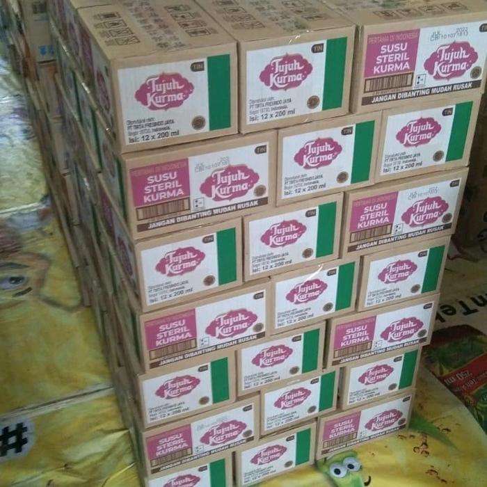 Susu Steril Tujuh Kurma 1 Dus Pasti Promo