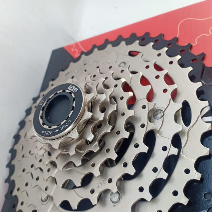 Raze Cassete Sprocket 8 Speed 11-42T Silver Bicycle Empire Terbaru 