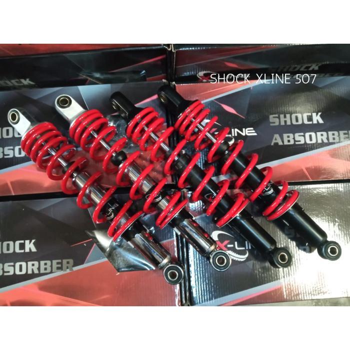 Shock Shok Shockbreaker Xline X-Line X Line Belakang Tipe 507 Bebek Grand Legenda Supra Tanpa Tabung