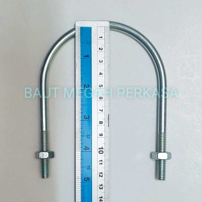 NEW U Bolt 3 inch / Klem Paralon / Klem Pipa