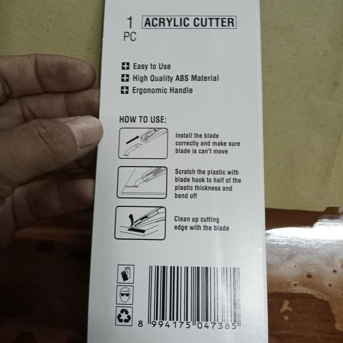 cutter akrilik