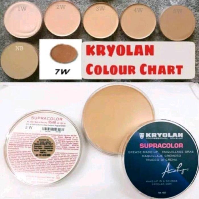 Ready Kryolan Supracolor Foundation Besar 55Ml Original Bpom / Cryolan Supra N Longlasting