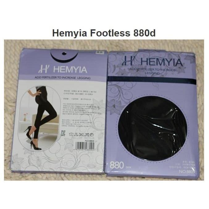 Stocking Hemyia 880d footless korea - Hitam