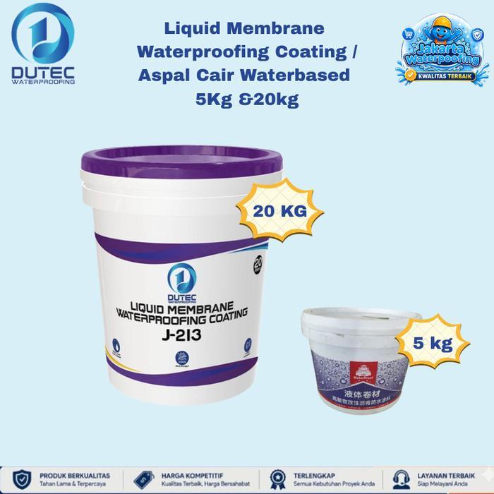 Aspal Cair Single Componen Liquid Membrane Waterproofing Coating 20Kg Murah