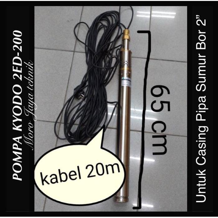 Pompa Submersible 2 Kyodo 2Ekd-200 Pompa Celup 2 Inch Pompa Satelit Terbaru 