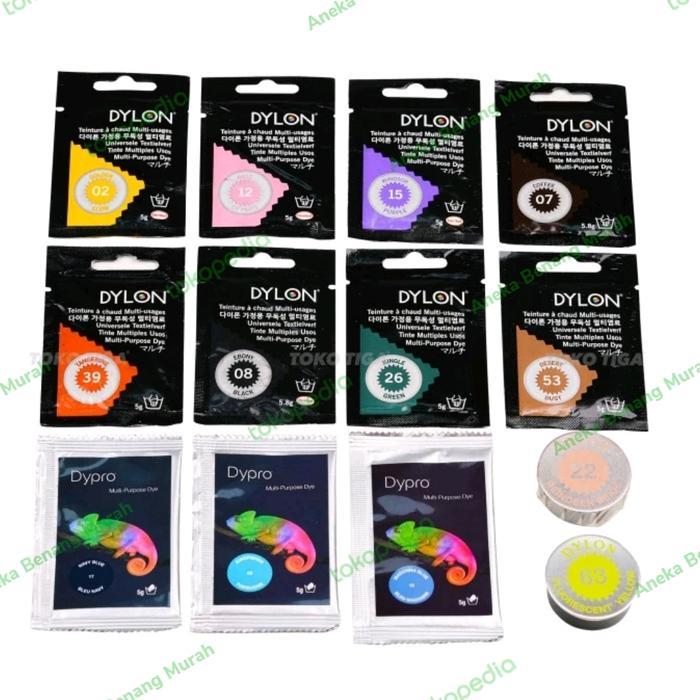 NEW Pewarna Tekstil / Pakaian - Merk Dylon / Dypro (Dylon Profesional)