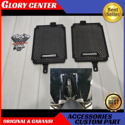 radiator guard bmw Gs 1250 grill radiator bmw gs hitam Aksesoris Motor