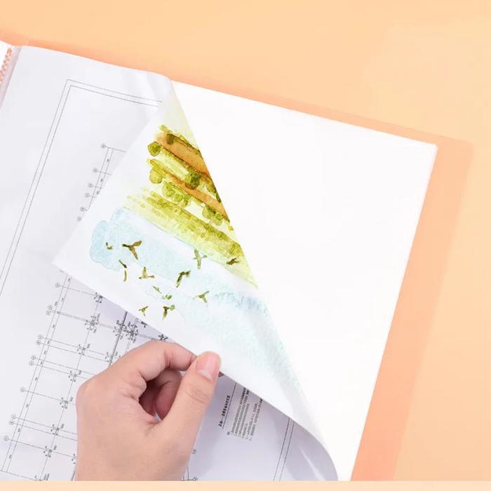 DISPLAY BOOK DOCUMENT A3 CLEAR HOLDER 40 POCKETS MAP PLASTIK