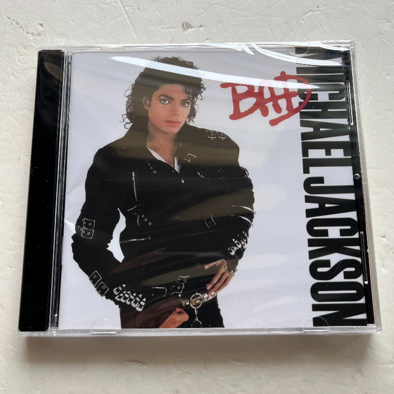 Classic The King of Pop Michael Jackson Bad Album CD A Collection Masterpiece Issued in 1987 Music