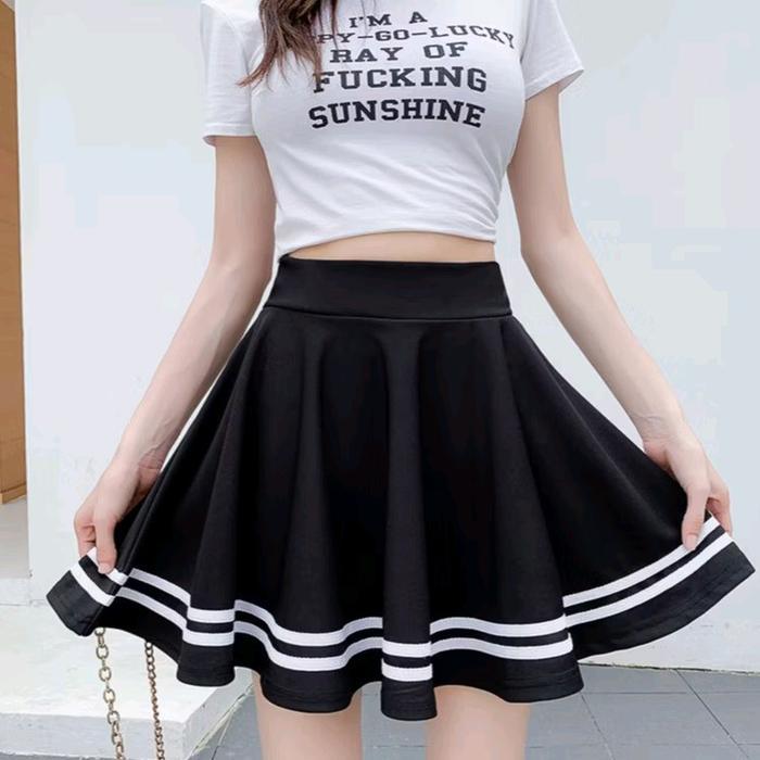 TERLARIS Rok mini korea style DEWASA // rok senam olahraga wanita // rok mini jumbo // rok mini