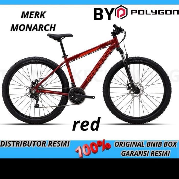 Sepeda MTB Gunung Polygon Monarch 27.5 inch - Red