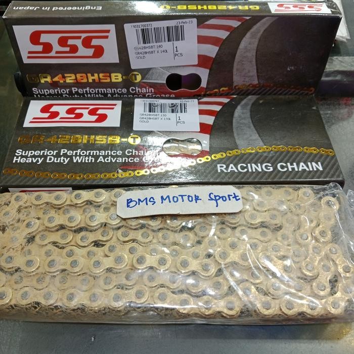 Rantai Sss 428-130 Hsbt./Rantai Sss Hsbt 428-130L.Rantai Motor Sss