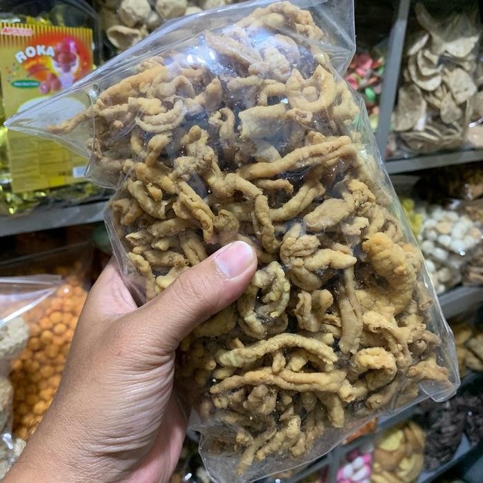 

Mamiseler45 - Keripik Usus Rasa Gurih 500G & 110G - Cemilan Renyah Makanan Ringan