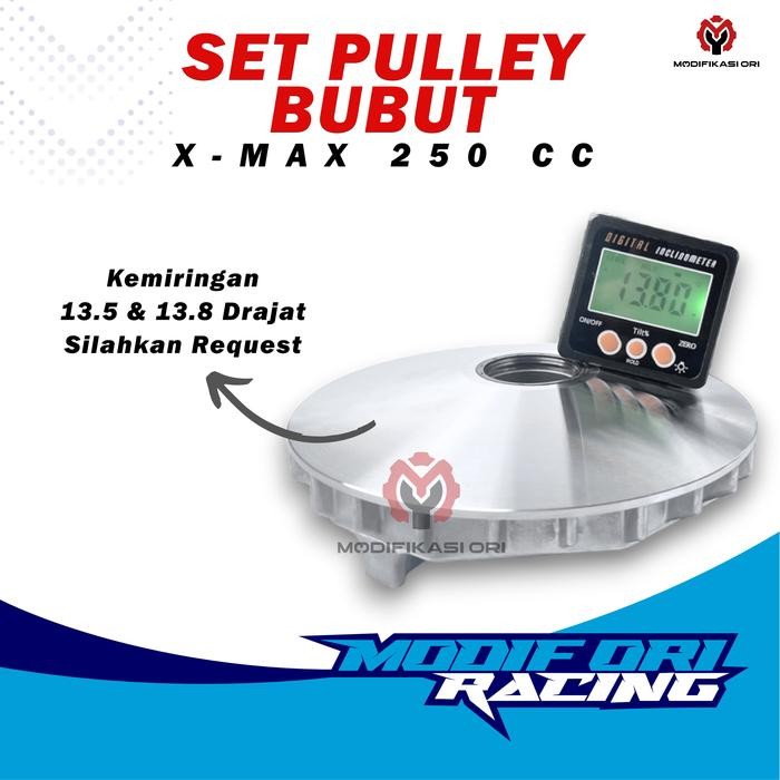 Xmax 250 - Rumah Roller Custom Ori Bubut Derajat Xmax Pulley Bubut Rumah Roller Bubut Derajat
