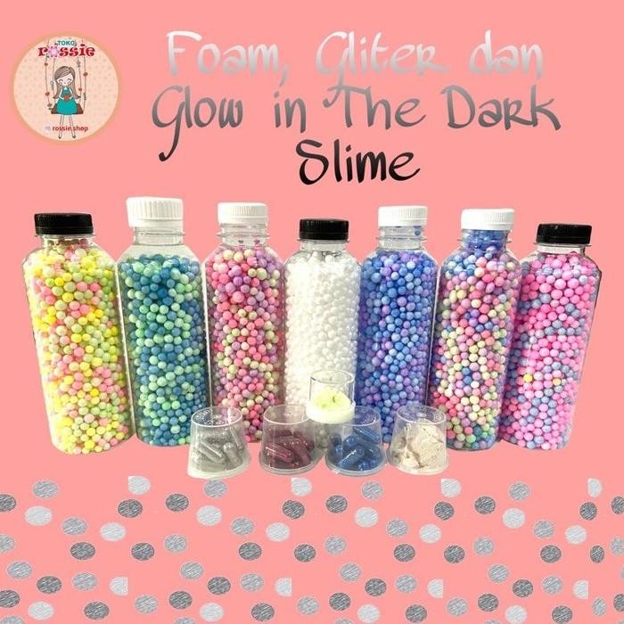 Foam Slime/Gliter Slime/Hiasan Slime/Mainan Slime/Bahan Slime/Slime Kit