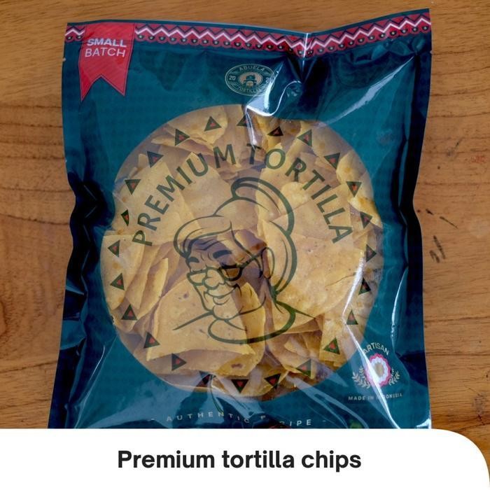 

TERJAMIN TORTILLA CHIPS VEGAN GLUTENFREE NACHOS - ABUELA TORTILLAS - POUCH 220GR - ORIGINAL