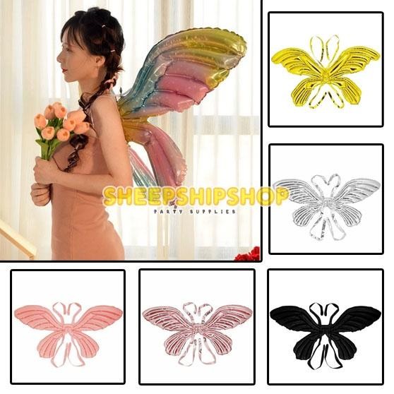 ] BALON FOIL SAYAP KUPU-KUPU 97x72 CM/Balon Sayap Kupu-Kupu Ulang Tahun