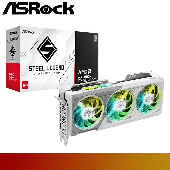 Lmmaxp857K (Pumkinpartyy) Asrock Amd Radeon Rx 9070 Xt Steel Legend 16Gb