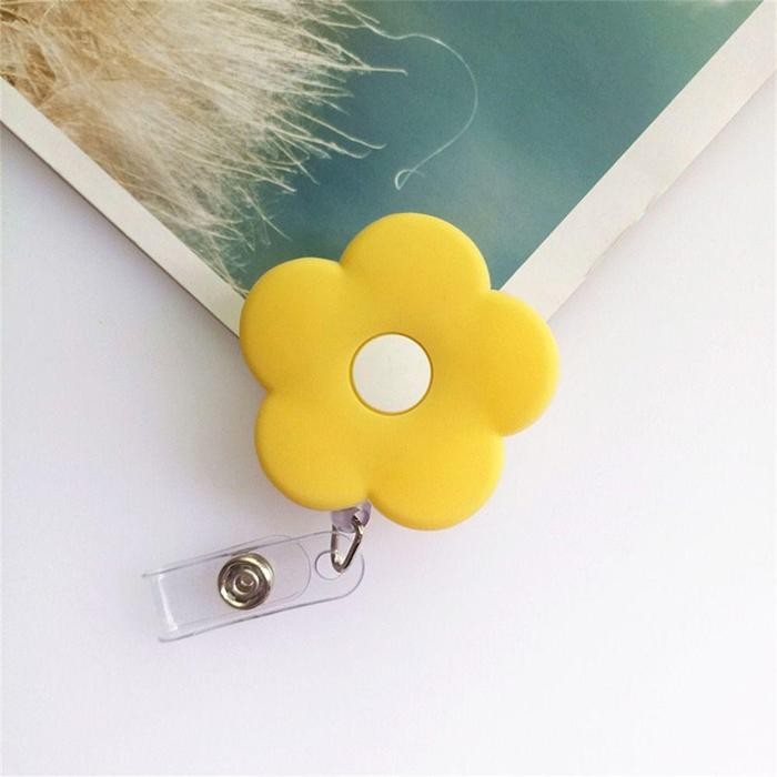 

Retractable Badge Reel Kantor Lucu Kunci Lanyard Elegan Kerja