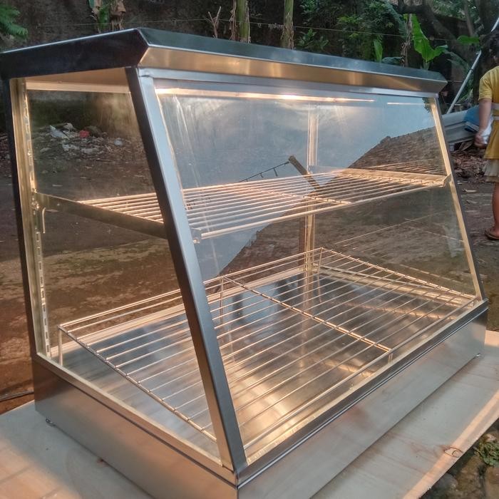 food warmmer etalase fried chicken 2 rak