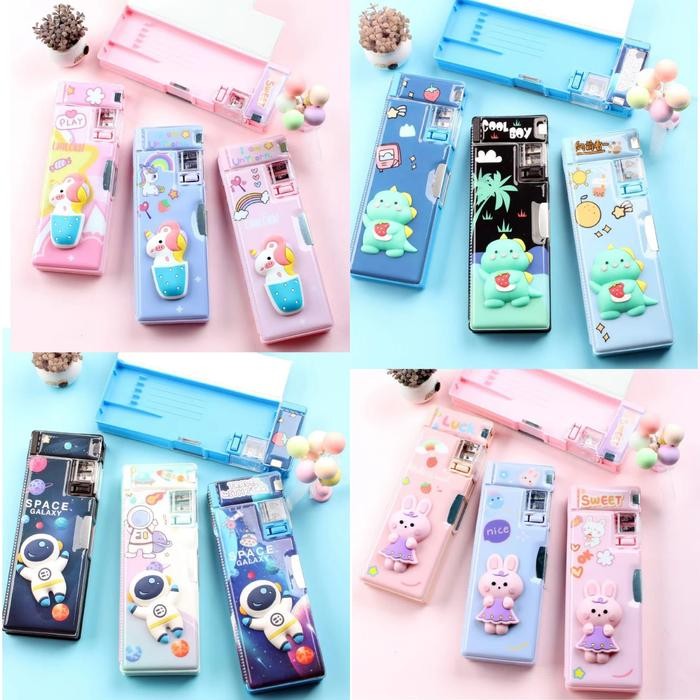 

Kotak pensil 3D / tempat pensil karakter / kotak pensil anak / pencil case / smiggle / tempat pulpen