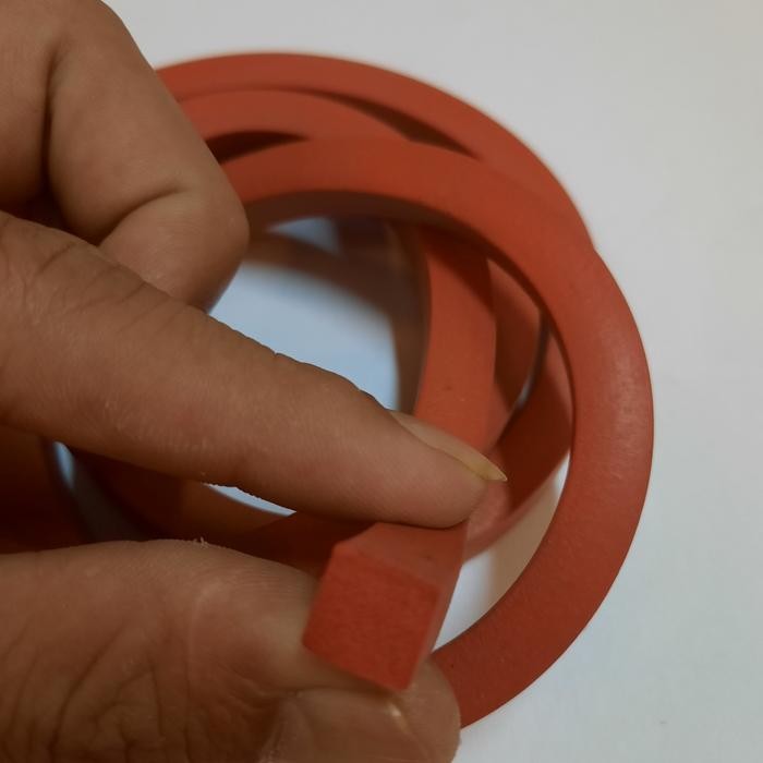 LIST SPONGE SILIKON 10MM X 10MM / SEAL KARET SILICONE SPONGE METERAN