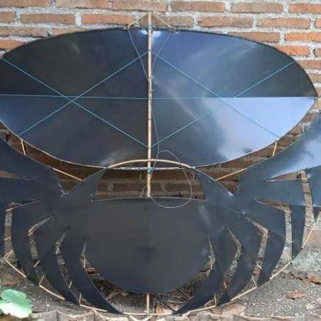 layangan black spider 1 meter bonus sendaren