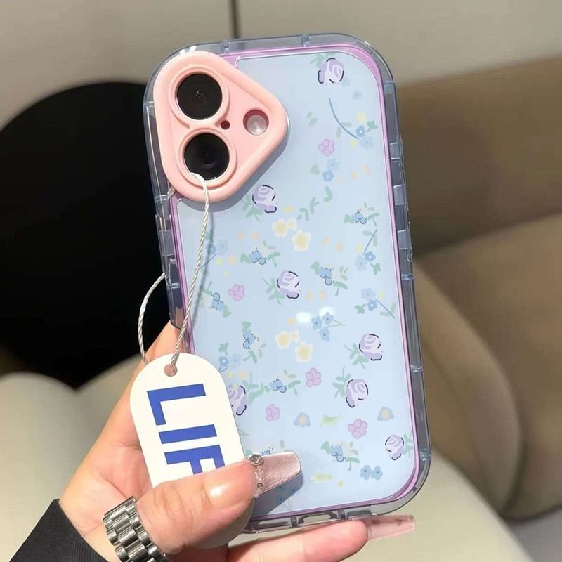 Warna Ungu Mawar Premium Case Hp Iphone 17 Pro Max 15 Pro Max 17 Air 11 Pro Max 16 Plus 16E 13 Pro M