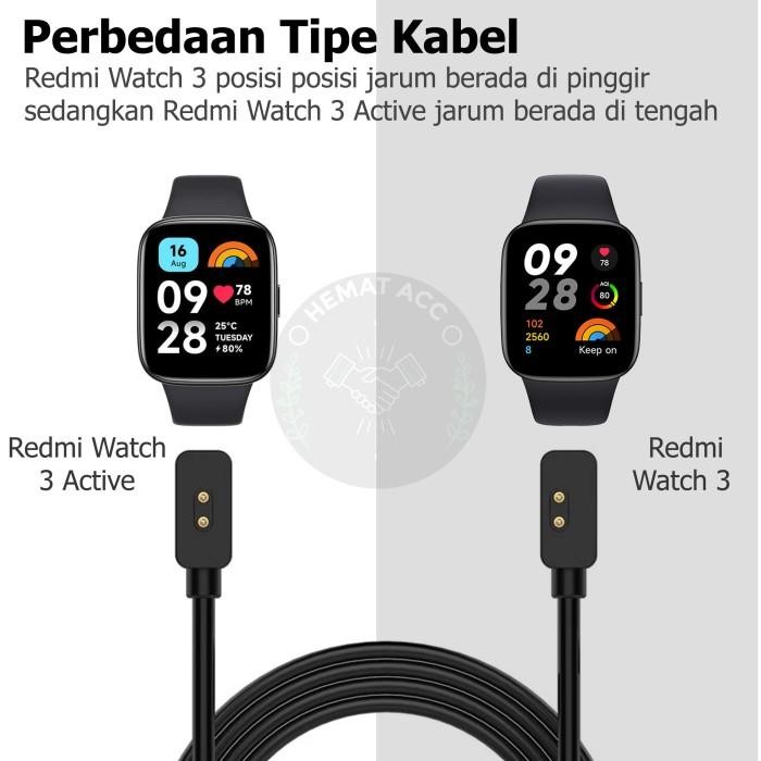 Kabel Charger Redmi Watch 3 / Redmi Watch 3 Active Hematacc
