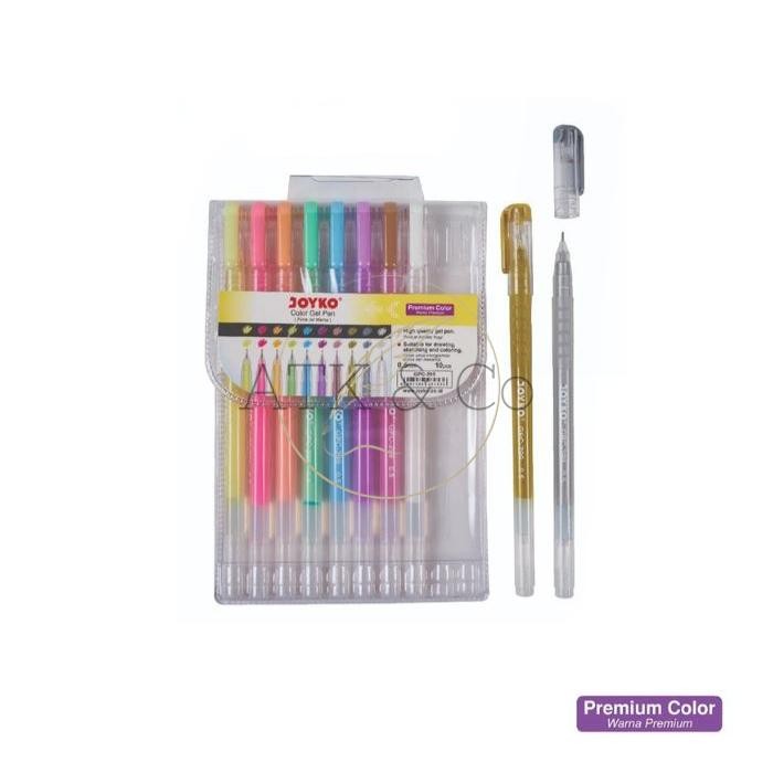 

Pulpen Joyko Gel Pen GPC-299 Premium Color Gel Pen Set - Bolpen Warna
