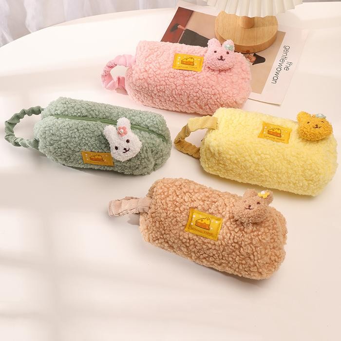 

Mismi Bingo Pencil Case Kotak Pensil Sekolah Stylish Cute Plush Perempuan Trendy - PC2B