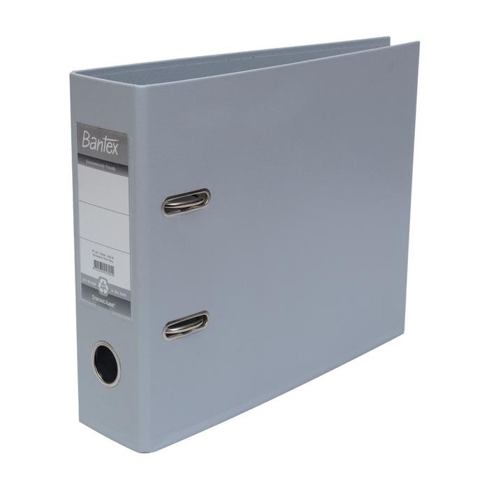 

Bantex Lever Arch File Ordner Plastic A5 Kwitansi 7cm Grey1453 05